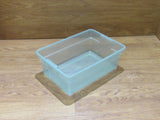 Rubbermaid Storage Tote 16in x 11in x 6in -- Used