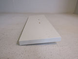 Designer Cabinet Drawer Face Flat 16.25in x 5.75in x 0.75in White Veneer -- Used