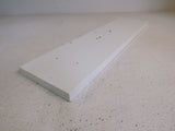 Designer Cabinet Drawer Face Flat 23.5in x 5.75in x 0.75in White Veneer -- Used