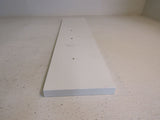 Designer Cabinet Drawer Face Flat 25.375in x 5.875in x 0.75in White Veneer -- Used