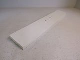 Designer Cabinet Drawer Face Flat 25.5in x 4.375in x 0.75in White Veneer -- Used