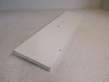 Designer Cabinet Drawer Face Flat 23.5in x 5.75in x 0.75in White Veneer -- Used