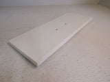 Designer Cabinet Drawer Face Flat 17.375in x 6.875in x 0.75in White Veneer -- Used