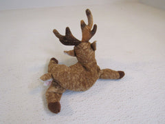 Ty Beanie Babies Roxie the Reindeer Red Nose 2000 Brown -- Used