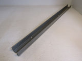 Standard U Channel Track 39.625in x 2.125in x 1.625in Gray Metal -- Used