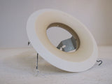 Halo Light Fixture Can Ring Splay Trim 6-in White 327P Metal -- Used
