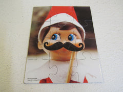 Cardinal Elf On A Shelf Wood Puzzles Lot of 7 -- Used