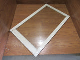 Custom Made Exterior Storm Window 41in x 25in x 0.75in Clear/White Wood -- Used