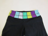 Lululemon Leggings Groove Crop Pant Reversible Size 6 Black Luon Female -- Used