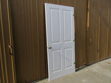 Standard Interior Door Hollow Core 4 Panel 80-in x 36-in White Hardboard -- Used