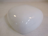 Designer Square Light Lamp Shade 13-in 11-5/8in OD Opening White Glass -- Used
