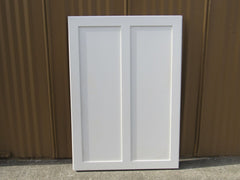 Designer Refrigerator Panel Shaker Style 48in x 34in x 1in White Wood -- Used