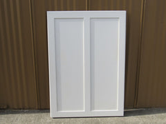 Designer Refrigerator Panel Shaker Style 48in x 34in x 1in White Wood -- Used
