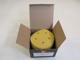 Abrasive Sanding Disk Gold VEL 5VAC 80 Grit PSA 5in 100 Count 520851 -- New