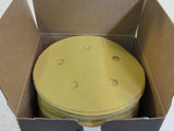Abrasive Sanding Disk Gold VEL 5VAC 220 Grit PSA 5in 95 Count 520765 -- New