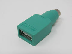Microsoft PS2 6-Pin-Mini Port to USB-A Adapter Male Female -- Used