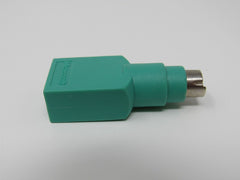 Microsoft PS2 6-Pin-Mini Port to USB-A Adapter Male Female -- Used