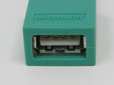 Microsoft PS2 6-Pin-Mini Port to USB-A Adapter Male Female -- Used