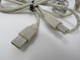 Standard USB Type A 2.0 to Type B 2.0 Cables Lot of 4 55 in -- Used