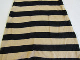 INC International Concepts Sweater Black and Gold Striped Medium Rayon Female -- Used