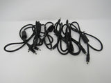 Standard Power Adapter Cables Black End Lot of 6 30 in -- Used