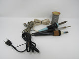 Craftrite/Weller/MultiCore 3 Size Soldering Irons and Wire Spool Alloy Sn60 -- Used