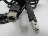 Standard USB Type A 2.0 to Type B 2.0 Cables Lot of 4 4 1/2 ft -- Used