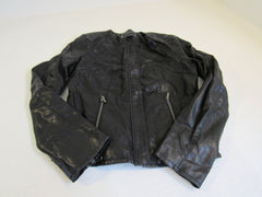 le chateau Jacket Black Small Faux Leather Female Adult 287356 -- Used