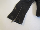 le chateau Jacket Black Small Faux Leather Female Adult 287356 -- Used