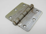 Standard Door Hinge 3-1/2-in Satin Nickel 3 Holes Rounded Corners -- Used