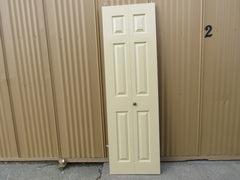 Right Side Bifold Closet Door 78-in x 24-in Dark Beige Masonite