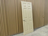 Interior Door with Door Knob 79-in x 30-in Dark Beige