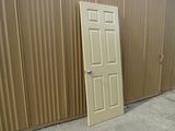 Interior Door with Door Knob 79-in x 30-in Dark Beige