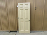 Interior Door with Door Knob 79-in x 30-in Dark Beige