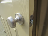 Interior Door with Door Knob 79-in x 30-in Dark Beige