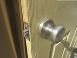 Interior Door with Door Knobs 80-in x 30-in Dark Beige