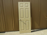 Interior Door 79-in x 30-in Dark Beige with Door Knob