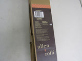 Allen+Roth 1-in Adjustable Drapery Rod Set White Brushed Pewter