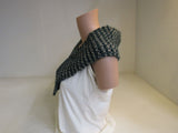 Handcrafted Scarf Green Taupe 33% Possum 33% Cashmere 33% Merino Female Adult -- New