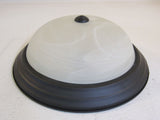 Designer Insulated Ceiling Light Fixture 15-in Oil Rubbed Bronze 1257L-ORB-AC8 -- Used