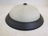Designer Insulated Ceiling Light Fixture 15-in Oil Rubbed Bronze 1257L-ORB-AC8 -- Used