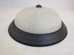 Designer Insulated Ceiling Light Fixture 15-in Oil Rubbed Bronze 1257L-ORB-AC8 -- Used