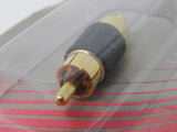 Radio Shack Phono Plug Coupler Gold Plated RCA Male to Male 274-873A -- New