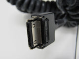 Standard 12V Auto Cigarette Lighter Power Supply Coiled Cable 2 ft -- Used