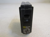 Square D Circuit Breaker 15 AMP Single Pole 120/240 V AD-8160 -- Used