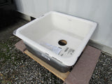 Kohler Cast Iron Undercounter Self Rimmimg Sink 20-in x 20-in
