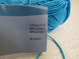 Hook & Needle Towel Toppers and Trims Yarn Kit 3 Balls 3 Cotton Towels Cotton -- New