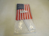 King Girl Hand Held Small American Flag Lot of 25 -- New