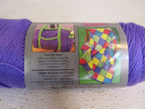 Hook & Needle Steppin Out Poncho Yarn Kit Grape 2 skeins 250 Yards Each Acrylic -- New