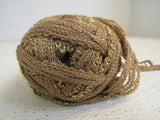 Premier Yarns Starbella Flash Yarn Tan/Gold 1 Skein 33 Yards Acrylic Glitter -- New